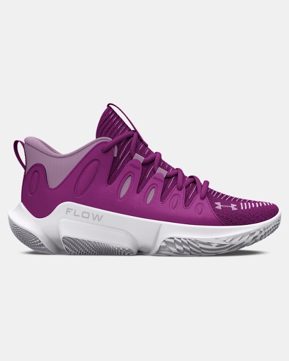 Women's UA Flow Breakthru 4 Basketball Shoes in Purple image number 0